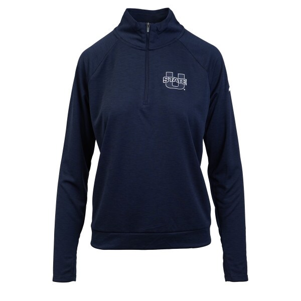 womens nike quarter zip long sleeve ustate logo